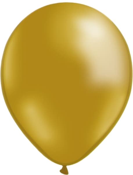 Ballonger Mix 24-pack - Guld & Blå för Fest, Kalas, Jubileum, Årsdag, Student, Dop, Nyår & Högtider