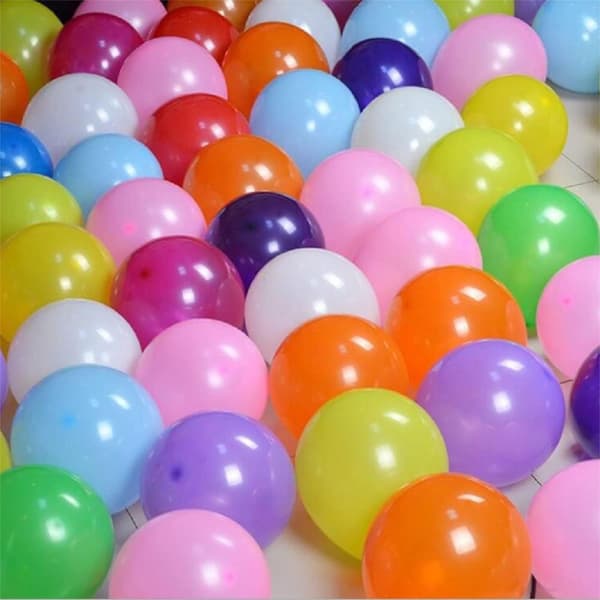 Balloner blandet farver 25-pak - regnbueballoner til fødselsdagsfest, festballoner, balloner i forskellige farver