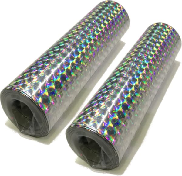 Serpentiner Silver Holografiska 2-pack - Serpentin Metallic Holografiskt Silver för Kalas, Bjudning, Partaj och Bemärkelsedagar Konfetti Dekorationer Serpentiner Silver Holografiska 2-pack - Serpentin Metallic Holografiskt Silver för Kalas, Bjudning, Partaj och Bemärkelsedagar Konfetti Dekorationer