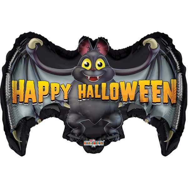 Halloween ballon flagermus - Skab en skræmmende sød stemning med denne Halloween folieballon