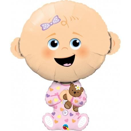 Folieballong - Baby Girl 96 cm