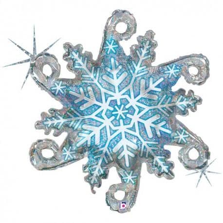 Folieballong - Linky Snowflake 96 cm