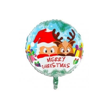 Folieballong - Santa & Reindeer 53 cm
