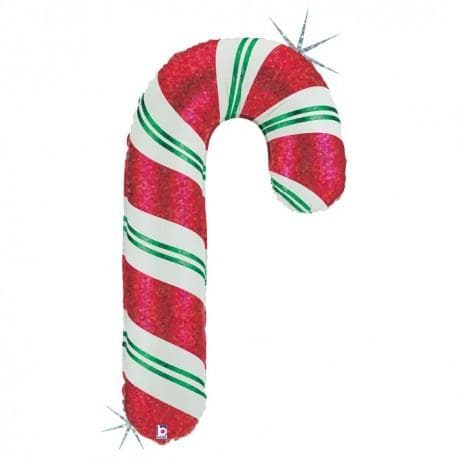 Folieballong - Candy Cane 104 cm
