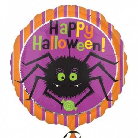Folieballong - Halloween Spider 45 cm