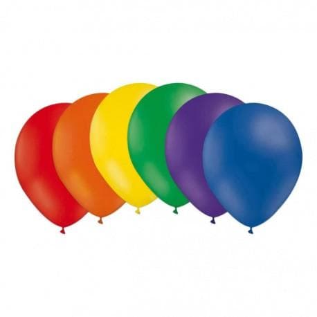 Latexballonger - Regnbågsfärger 100-PACK