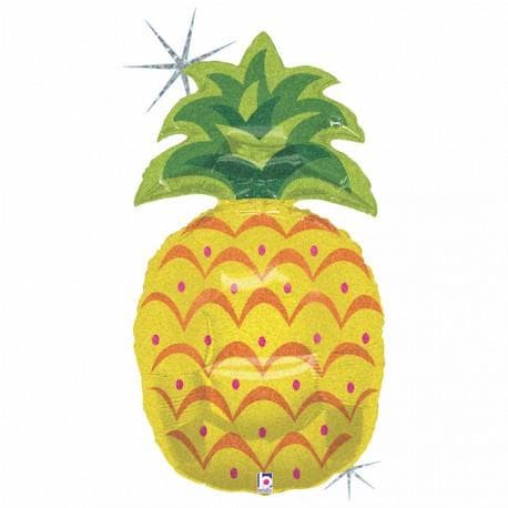 Folieballong - Sparkling Pineapple Shape 94 cm