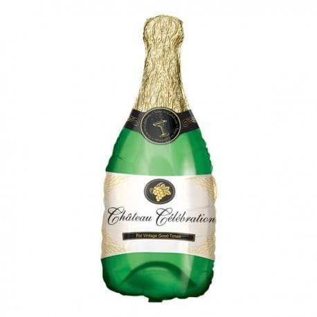 Folieballong Champagneflaska