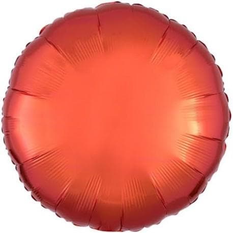 Folieballong Rund Orange 45 cm
