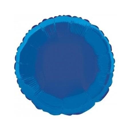 Folieballong Rund Blå