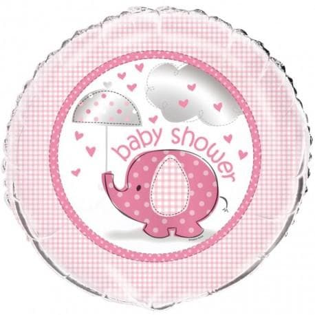 Baby Shower Girl Folieballong Umbrellaphant