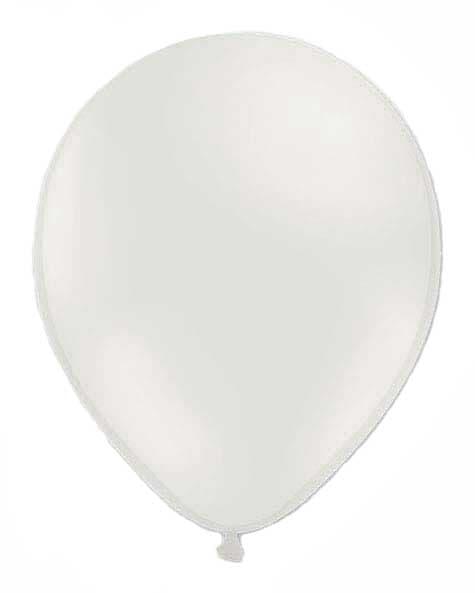 Latex balloner - Vita 10-pak - Ballon konger