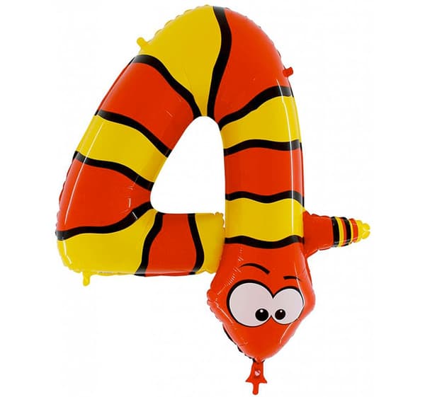 Large Number Ballon i Folie 4, Animaloons