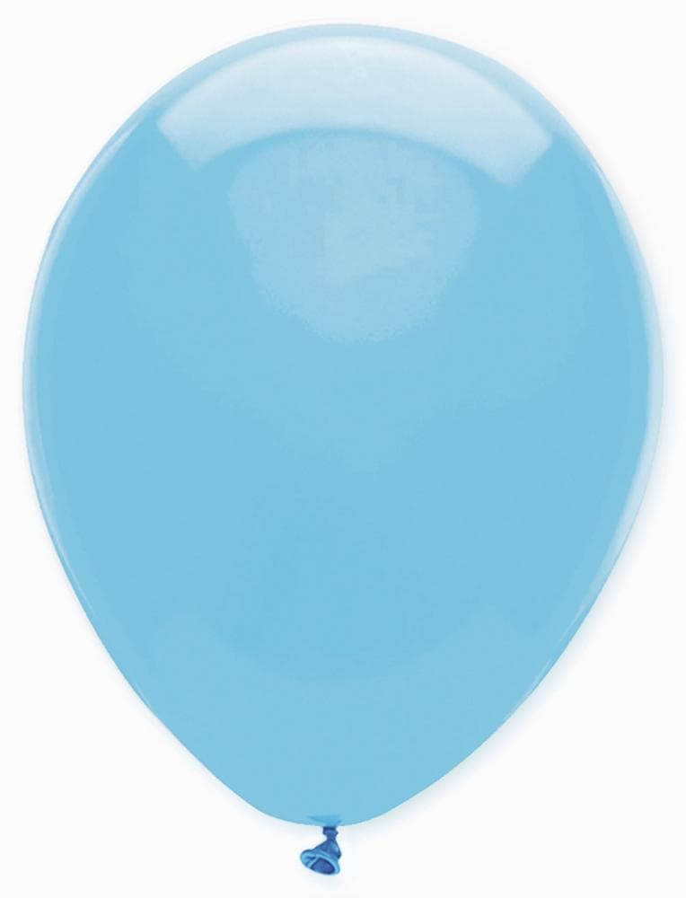 Latex Ballong Baby Blå, 10-pack - Ballongkungen