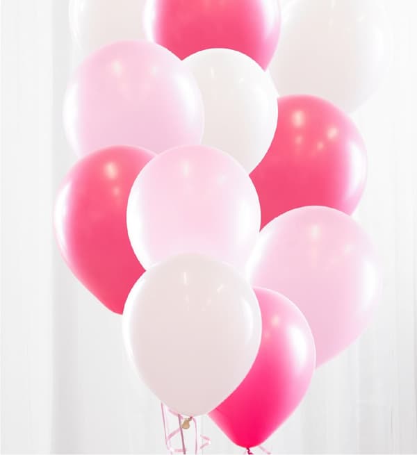 Ballongbukett Rosa - Ballongkungen