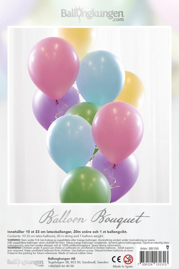 Ballonbuket Pastel - Ballonkonger