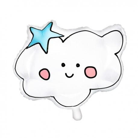 Folieballong Fluffy Cloud Moln