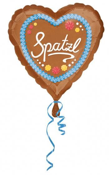 folieballong Spatzl 43 x 43 cm brun