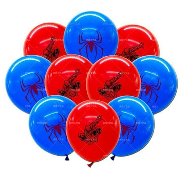 Spider Man Barnkalas Ballongbåge - Happy Birthday party