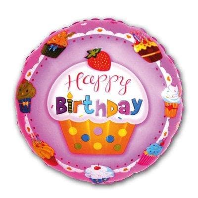 Happy birthday folieballong 1-pack 45 cm