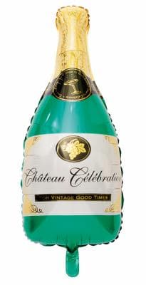 Folieballong Champagneflaska, 94 cm