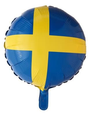 Folieballong, Svenska flaggan! (46 cm)