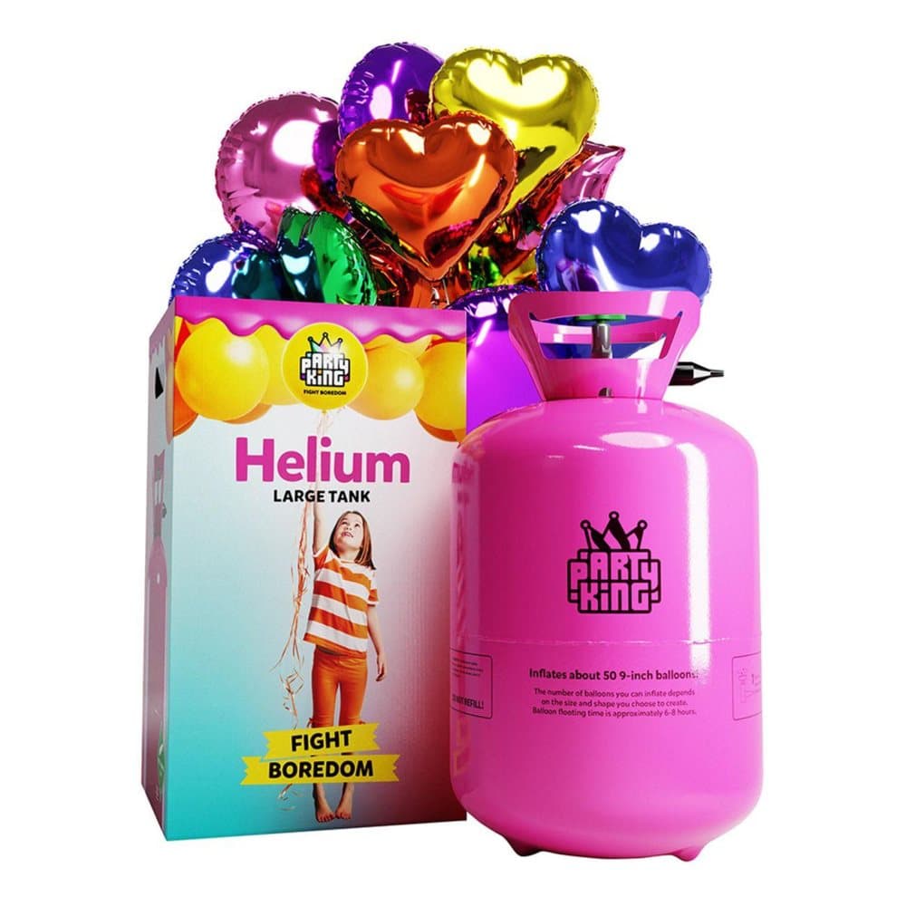 Helium på Tub - Heliumgas till Ballonger - 20 Ballonger