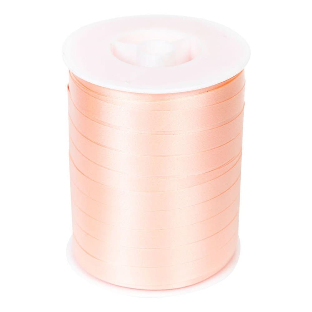 Presentsnöre Persika (250m * 10mm) - Snöre till Ballonger
