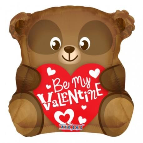 Folieballong Be My Valentine Bear Shape