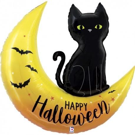 Folieballong - Halloween Moon 104 cm