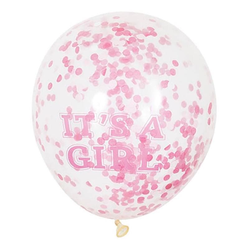 Konfettiballonger It's a Girl