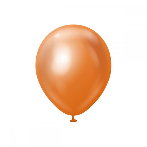 Latexballonger 10-Pack Koppar Chrome Pro, 30 cm - Ballongkungen