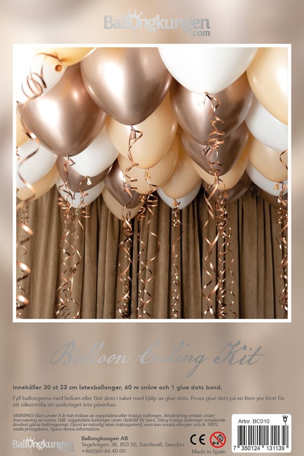 Ballongkit Takdekoration Blush - Ballongkungen