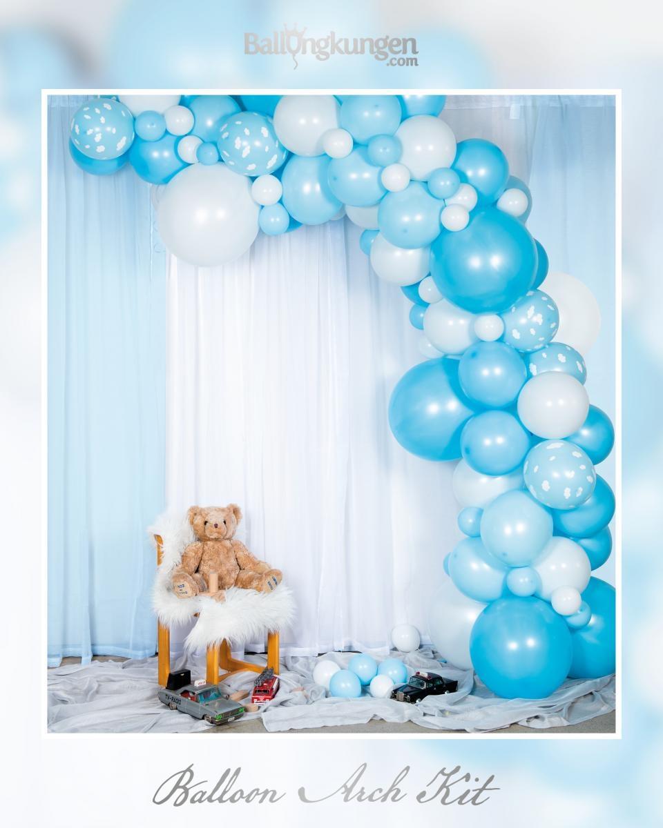 Ballongbåge Baby Blue - Ballongkungen