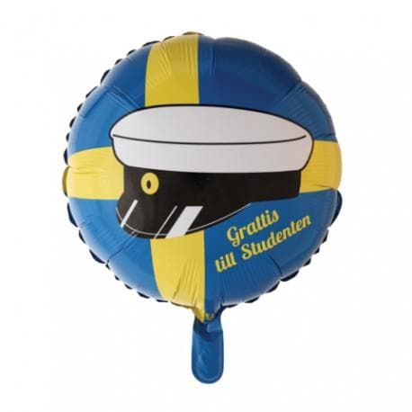 Folieballong Studentmotiv ( 46 cm )
