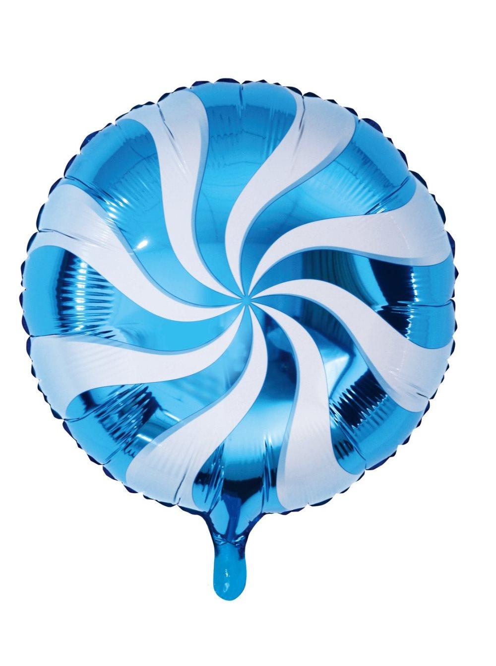 Gaggs Folieballong Swirl Blå