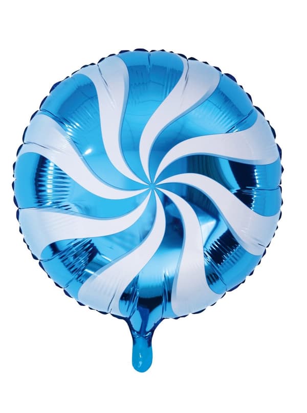 Gaggs Foil Balloon Swirl Blue