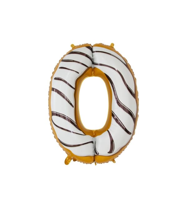 Gaggs Nummerballon Donut 77 cm Nr. 0