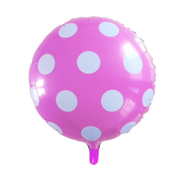 Gaggs Folieballon Plettet Pink
