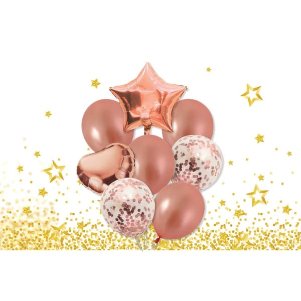 Gaggs Ballongbukett Rose 8-Pack