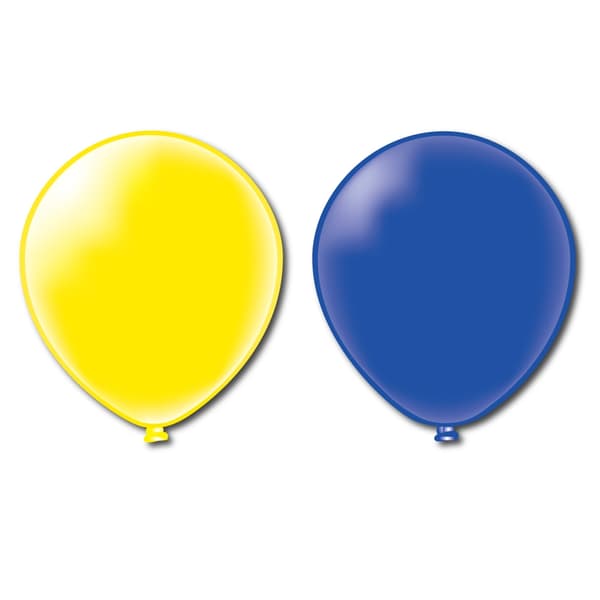 Gaggs Festballonger Blå/Gula 10-Pack