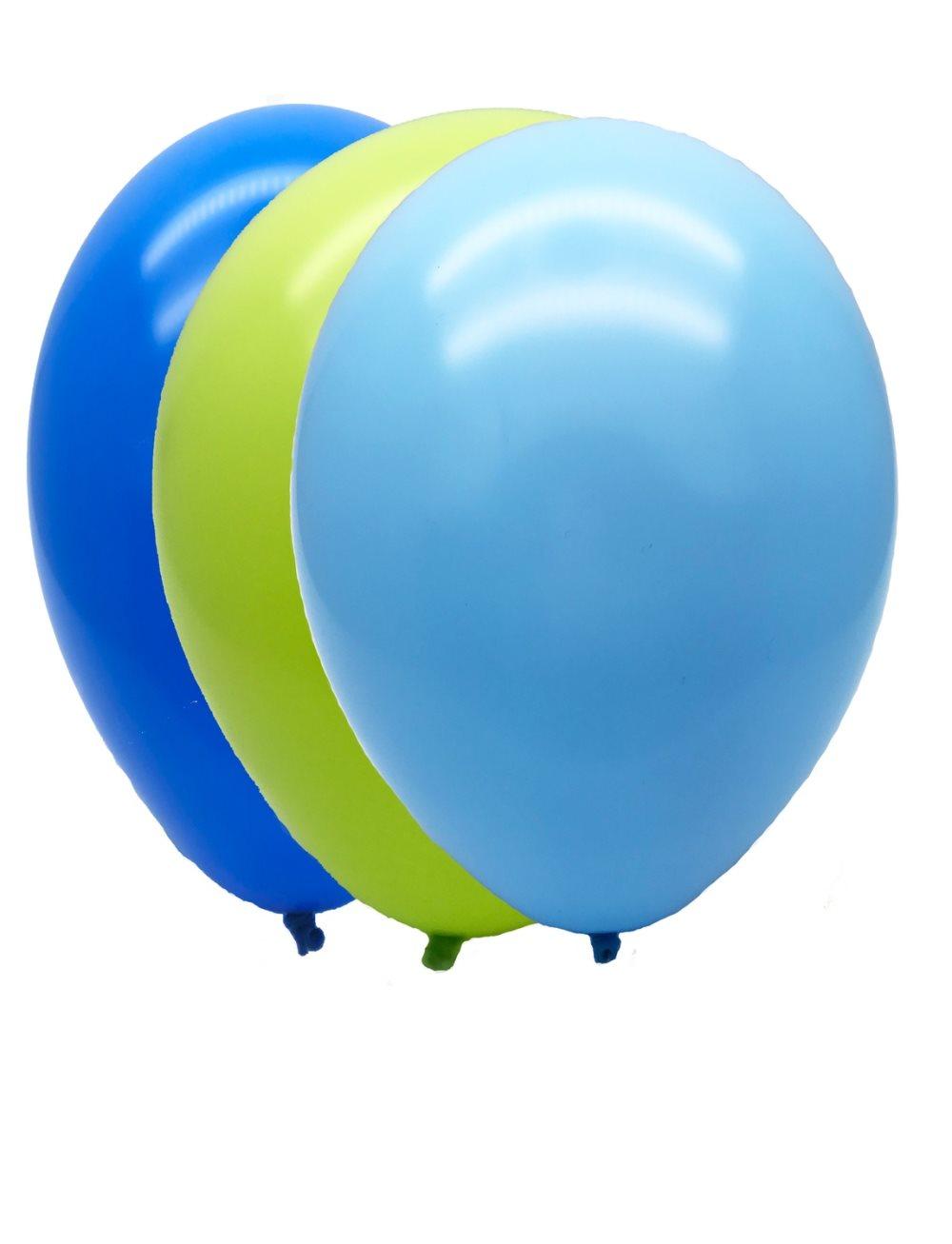 Gaggs Partypack Ballong Blå-Grön 15-Pack