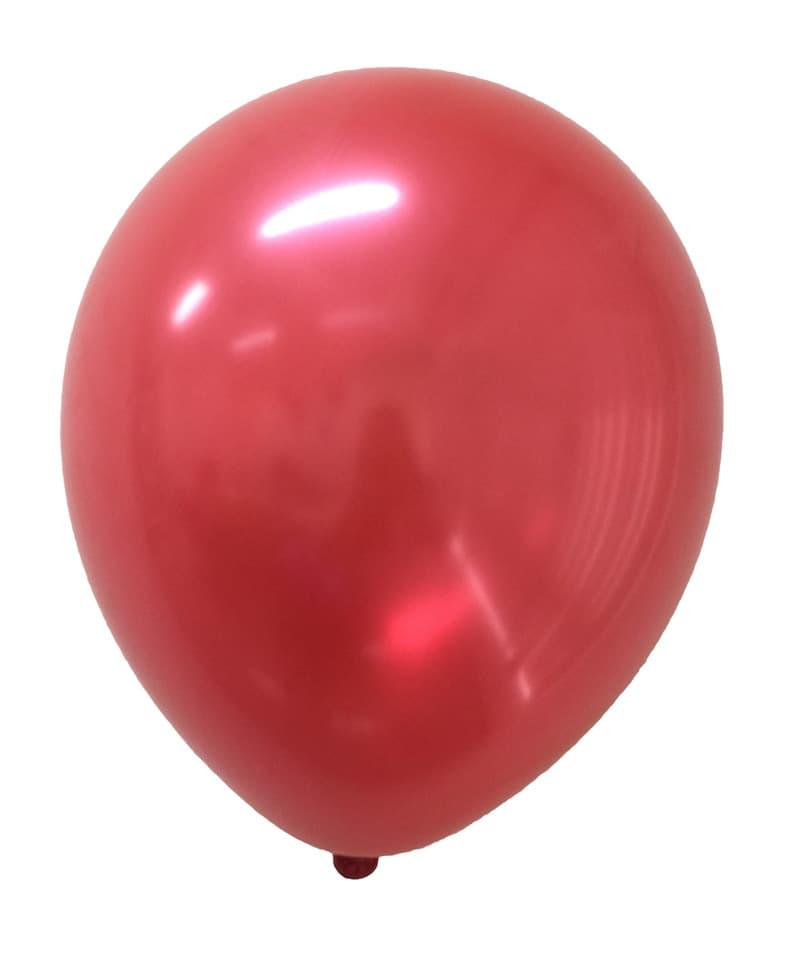 Gaggs Ballong Metallic 30 cm, 20-Pack, Röd
