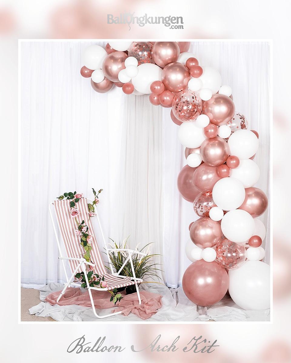 Ballongbåge Roséguld - Ballongkungen