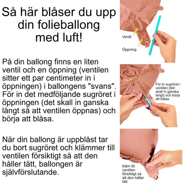 Folieballonger Stjärna Guld - Guld Stjärna Självförslutande Metallic Ballonger för Stjärnfest och Guldfester
