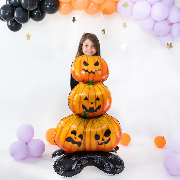 Stående Folieballong Pumpor Halloween 84x158cm