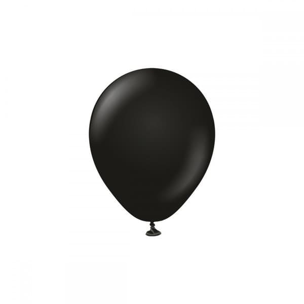 Latexballong Svart 13cm 25-pack