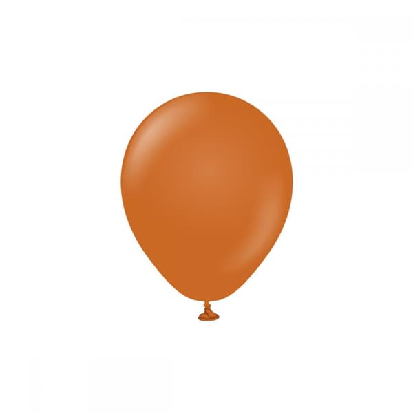 Latexballong Rost Orange 13cm 25-pack