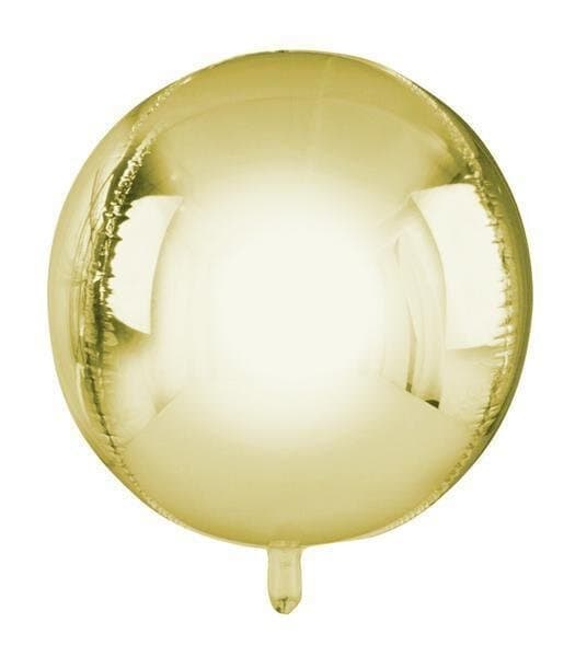 Guld Klotballong - Metallic Orb foilBallong