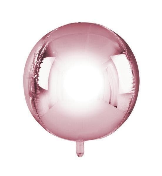 Roséguld Klotballong - Metallic Orb Balloon